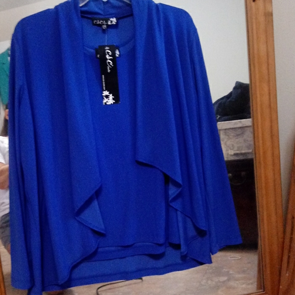 Shirt w/cardigan